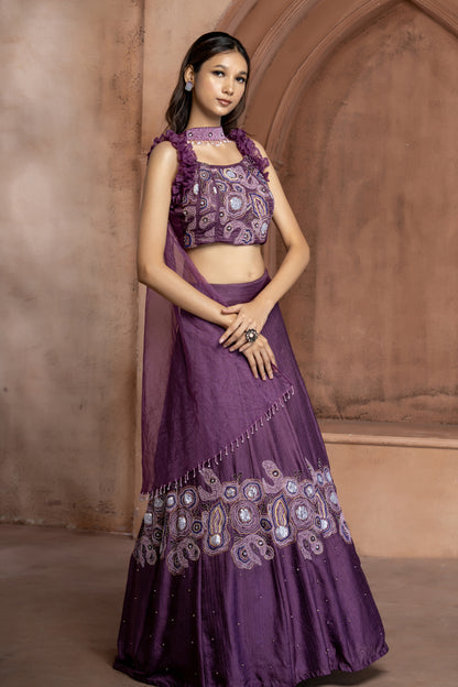 Embroidered Lehenga Set