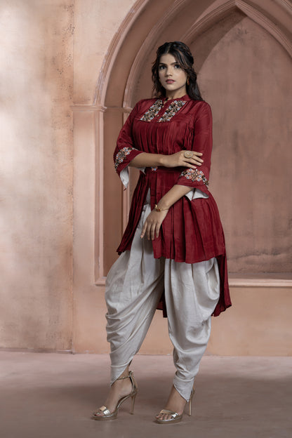 Indowestern Dhoti Set